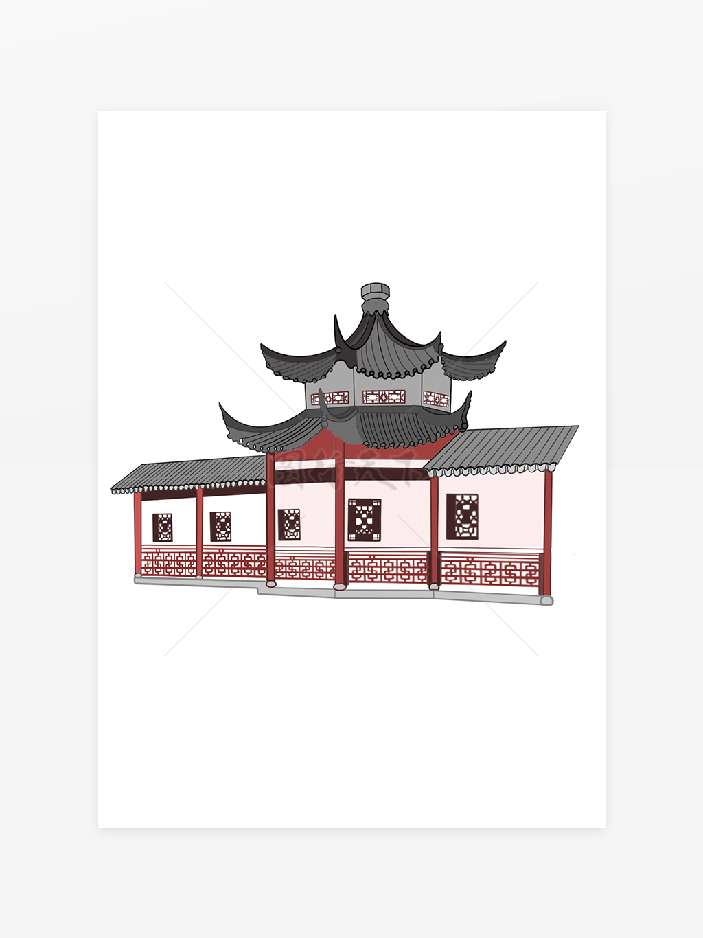 中式建筑装饰素材